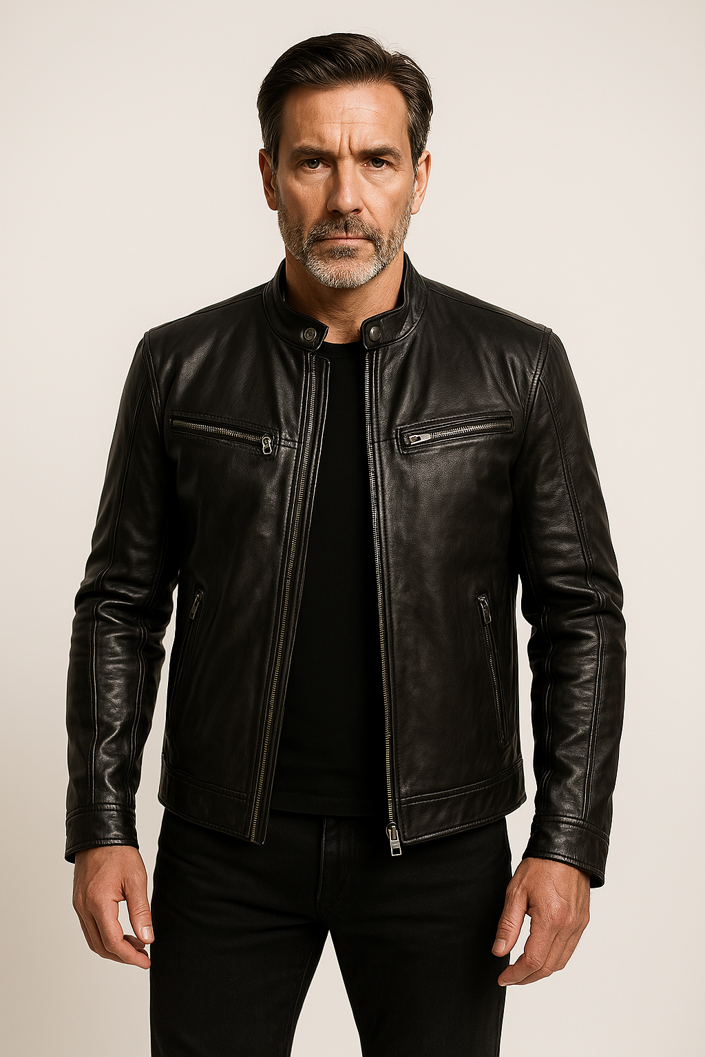 Valerio | Giacca in Pelle Casual